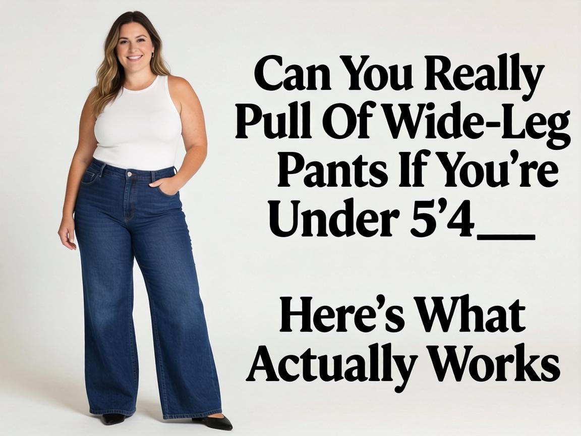Can You Really Pull Off Wide-Leg Pants If You're Under 5'4__ Here's What Actually Works