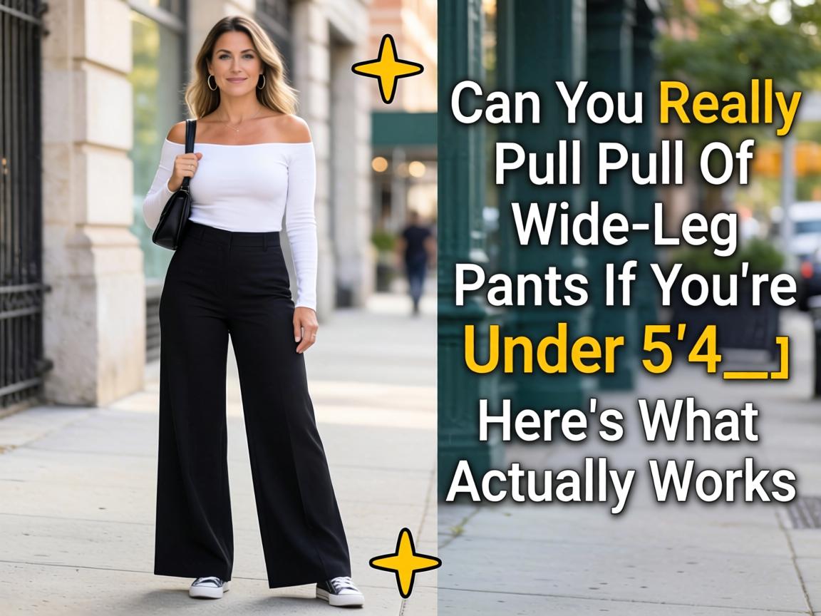 Can You Really Pull Off Wide-Leg Pants If You're Under 5'4__ Here's What Actually Works