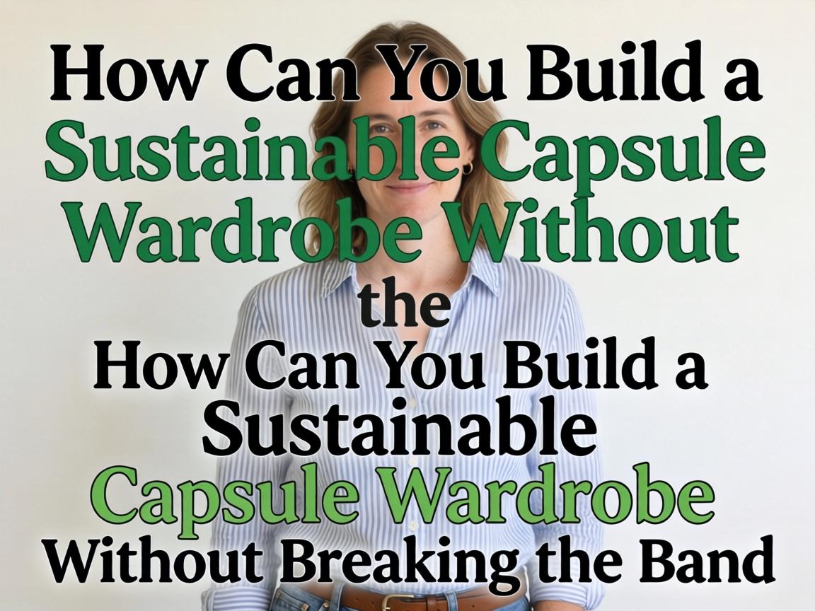 How Can You Build a Sustainable Capsule Wardrobe Without Breaking the Bank