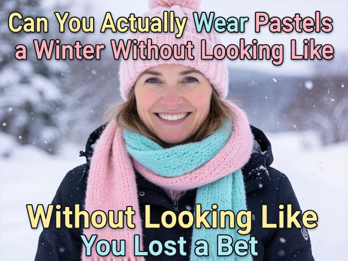 Can You Actually Wear Pastels in Winter Without Looking Like You Lost a Bet