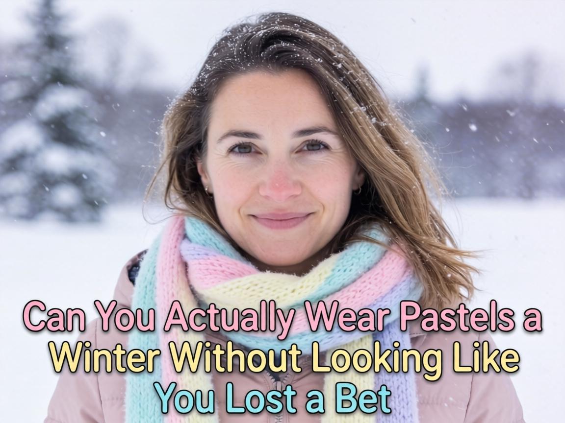 Can You Actually Wear Pastels in Winter Without Looking Like You Lost a Bet