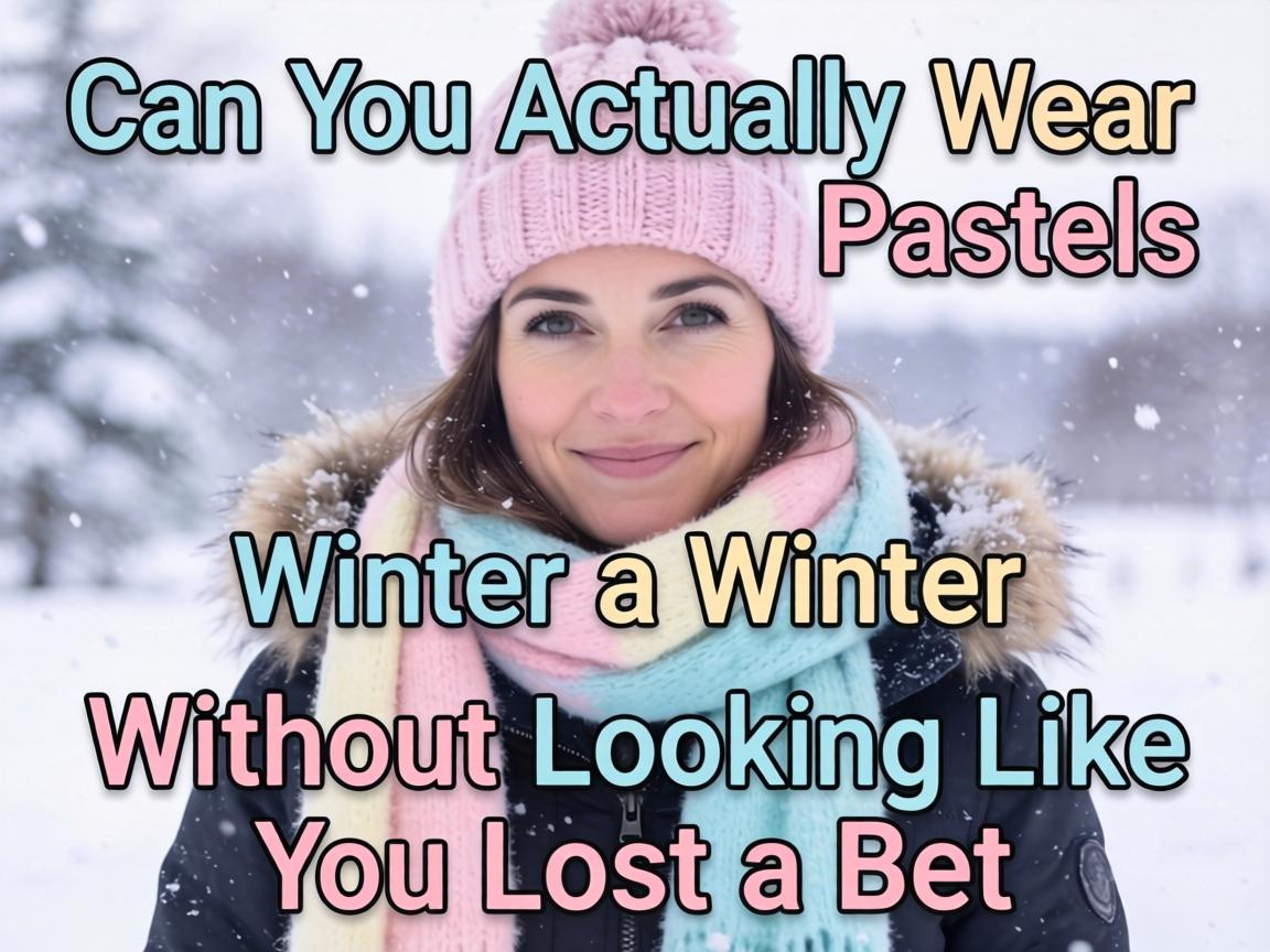 Can You Actually Wear Pastels in Winter Without Looking Like You Lost a Bet