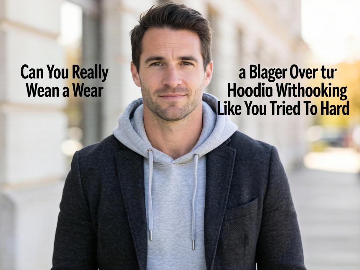 Can You Really Wear a Blazer Over a Hoodie Without Looking Like You Tried Too Hard