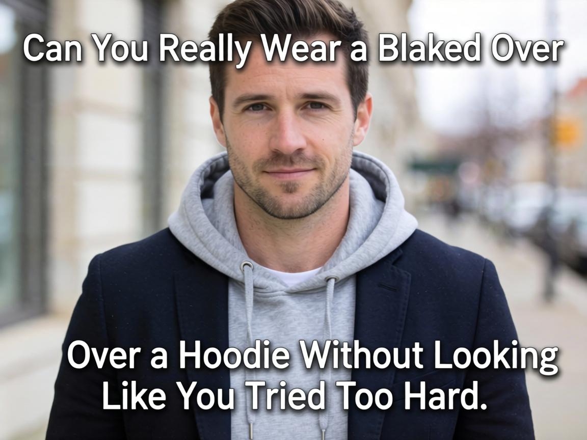 Can You Really Wear a Blazer Over a Hoodie Without Looking Like You Tried Too Hard