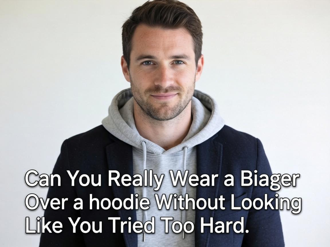 Can You Really Wear a Blazer Over a Hoodie Without Looking Like You Tried Too Hard