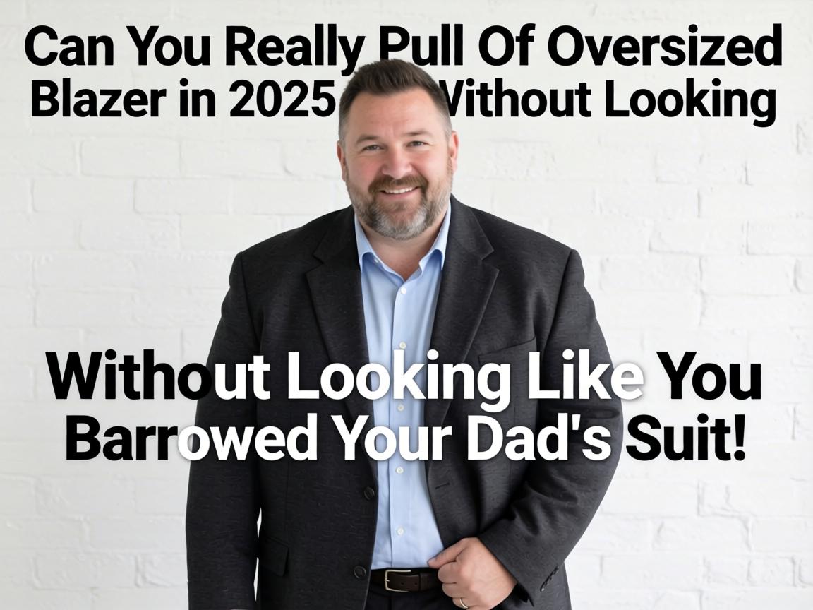 Can You Really Pull Off Oversized Blazers in 2025 Without Looking Like You Borrowed Your Dad's Suit