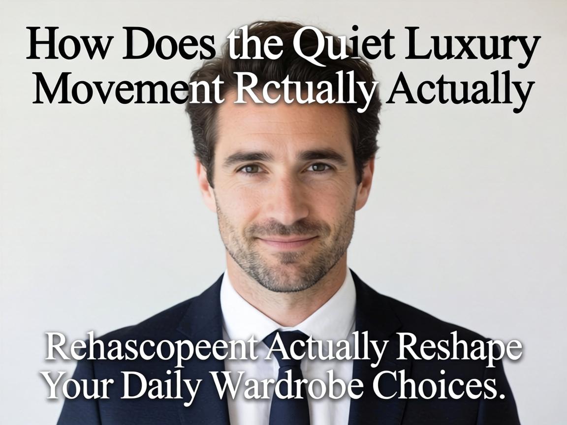 How Does the Quiet Luxury Movement Actually Reshape Your Daily Wardrobe Choices