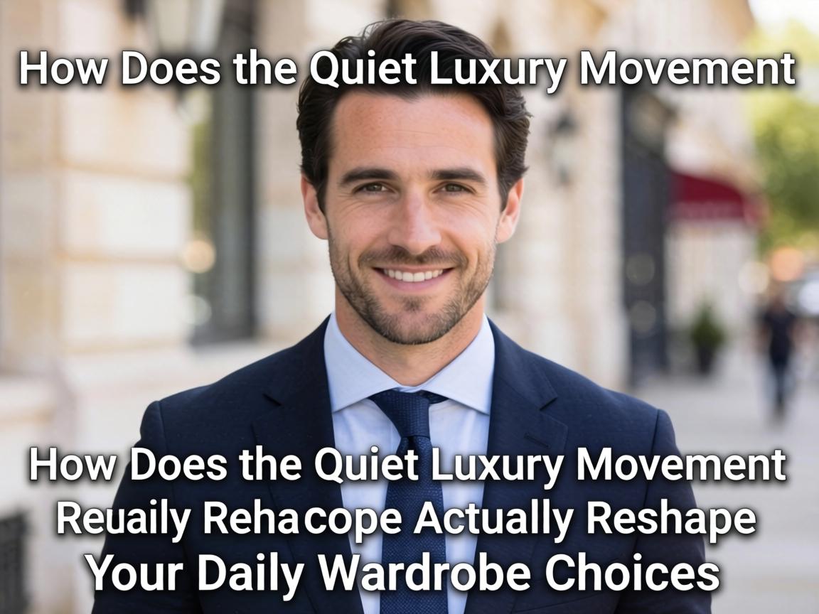 How Does the Quiet Luxury Movement Actually Reshape Your Daily Wardrobe Choices