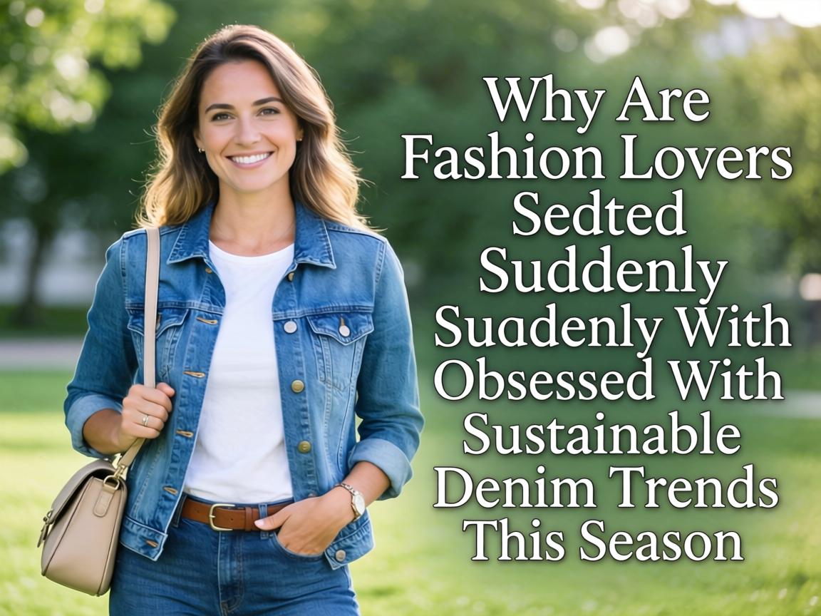 Why Are Fashion Lovers Suddenly Obsessed With Sustainable Denim Trends This Season
