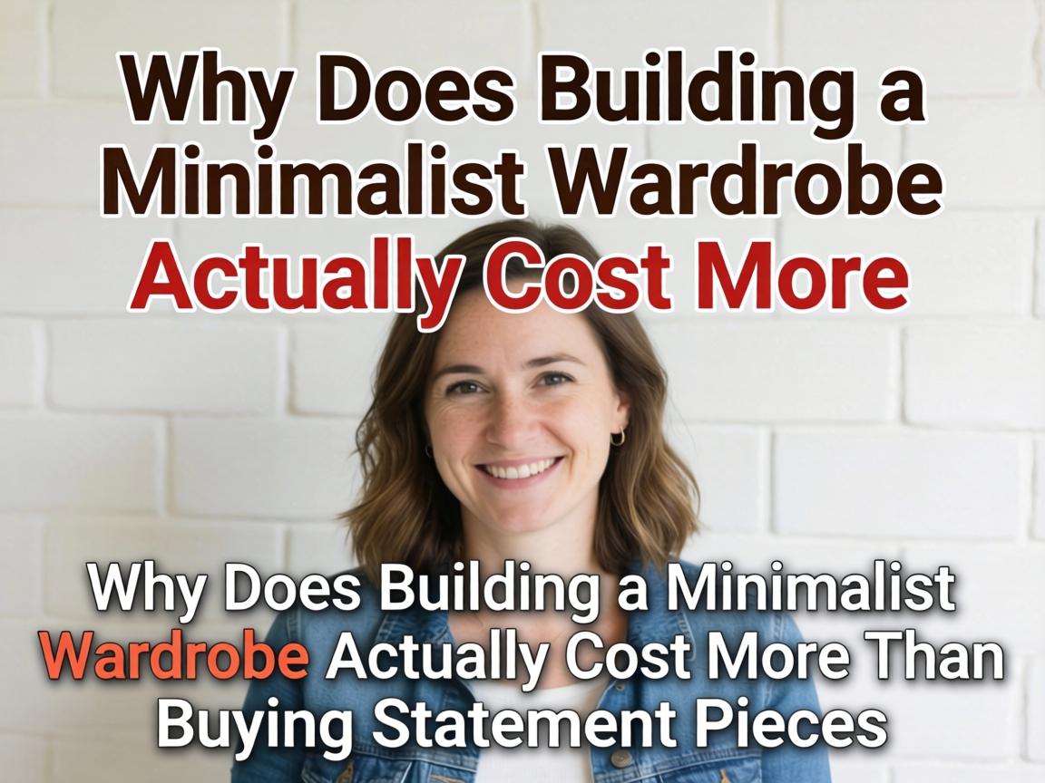 Why Does Building a Minimalist Wardrobe Actually Cost More Than Buying Statement Pieces