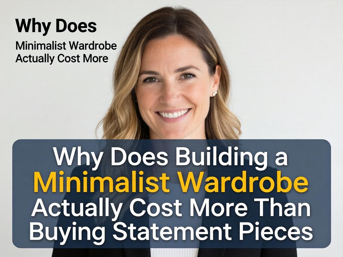 Why Does Building a Minimalist Wardrobe Actually Cost More Than Buying Statement Pieces