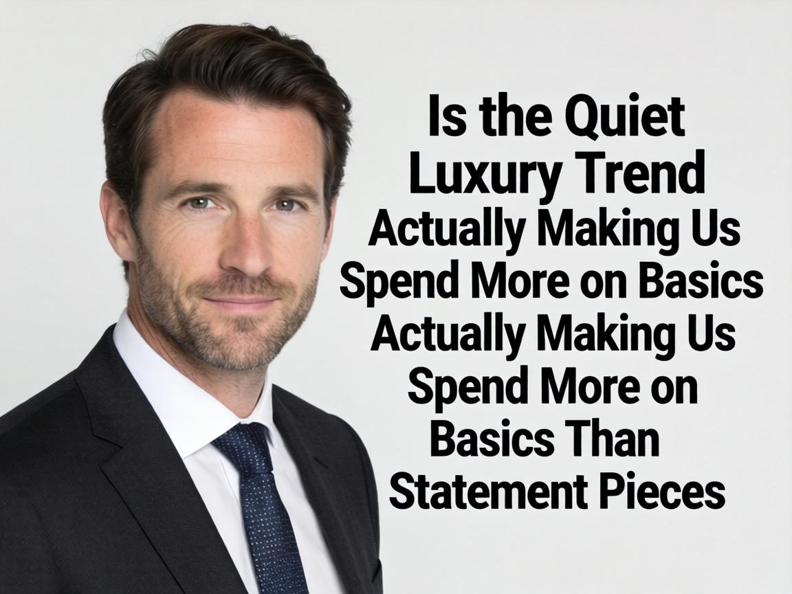 Is the Quiet Luxury Trend Actually Making Us Spend More on Basics Than Statement Pieces