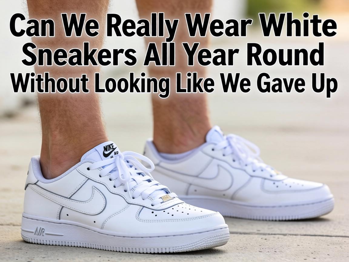 Can We Really Wear White Sneakers All Year Round Without Looking Like We Gave Up