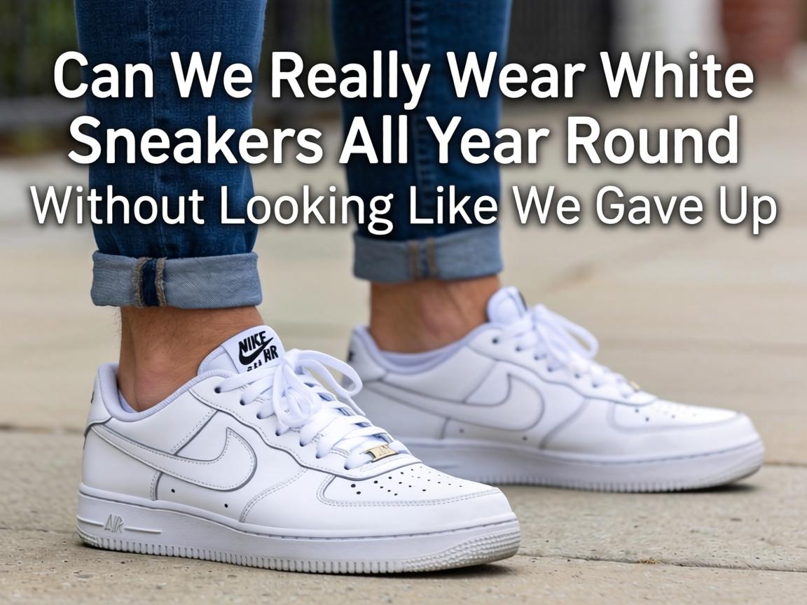 Can We Really Wear White Sneakers All Year Round Without Looking Like We Gave Up