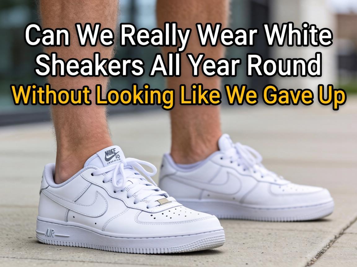 Can We Really Wear White Sneakers All Year Round Without Looking Like We Gave Up