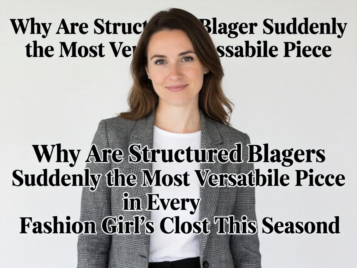Why Are Structured Blazers Suddenly the Most Versatile Piece in Every Fashion Girl's Closet This Season