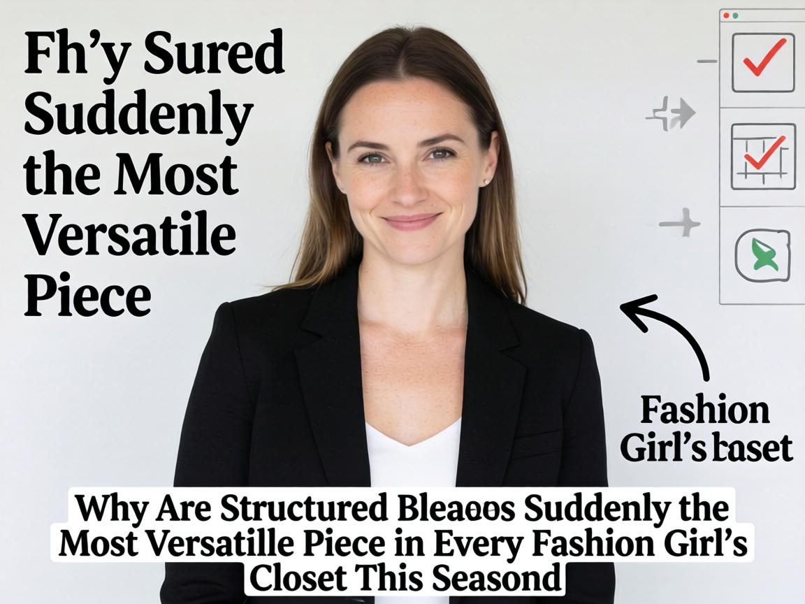 Why Are Structured Blazers Suddenly the Most Versatile Piece in Every Fashion Girl's Closet This Season