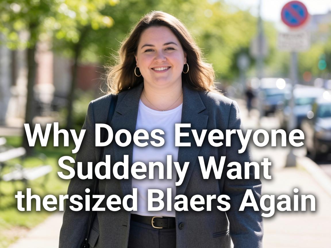 Why Does Everyone Suddenly Want Oversized Blazers Again