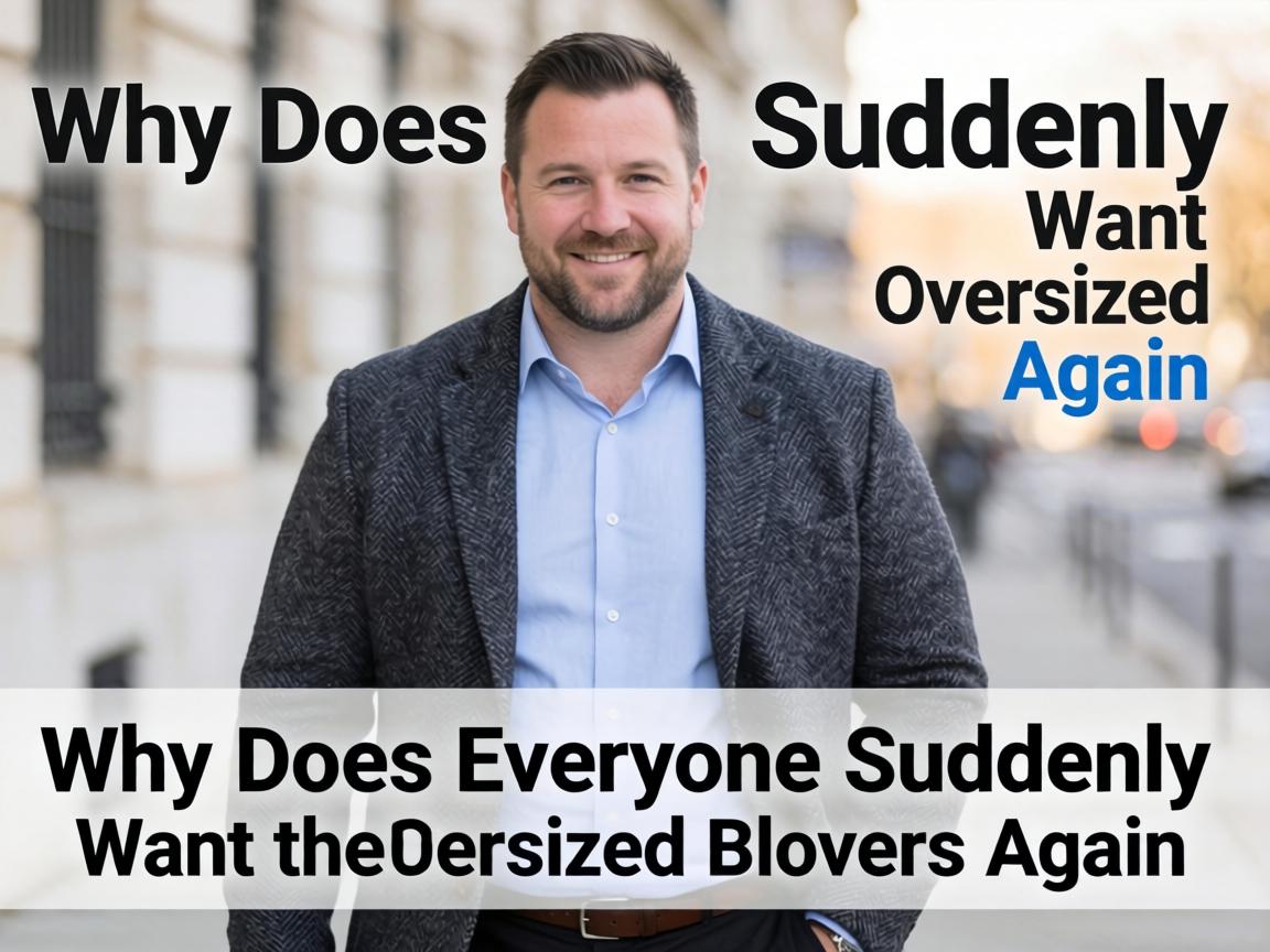 Why Does Everyone Suddenly Want Oversized Blazers Again