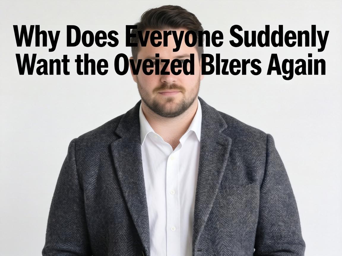 Why Does Everyone Suddenly Want Oversized Blazers Again