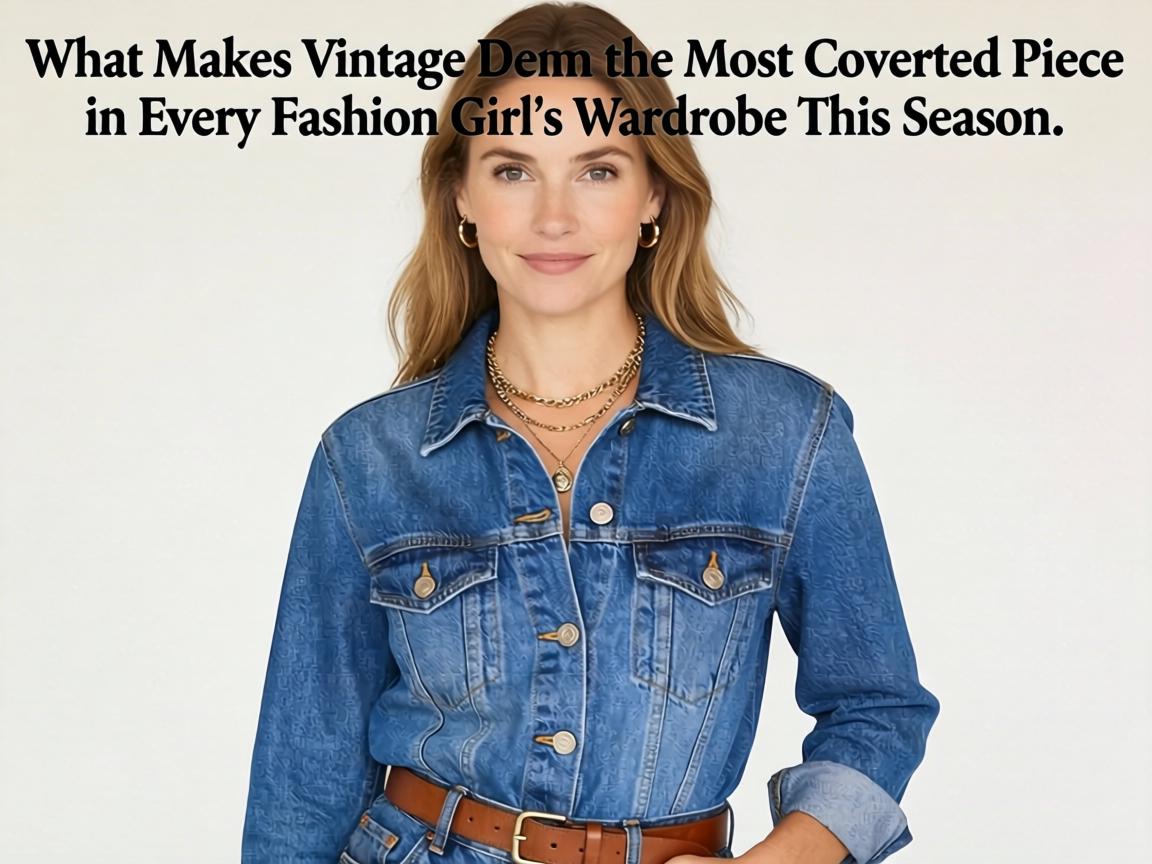 What Makes Vintage Denim the Most Coveted Piece in Every Fashion Girl's Wardrobe This Season