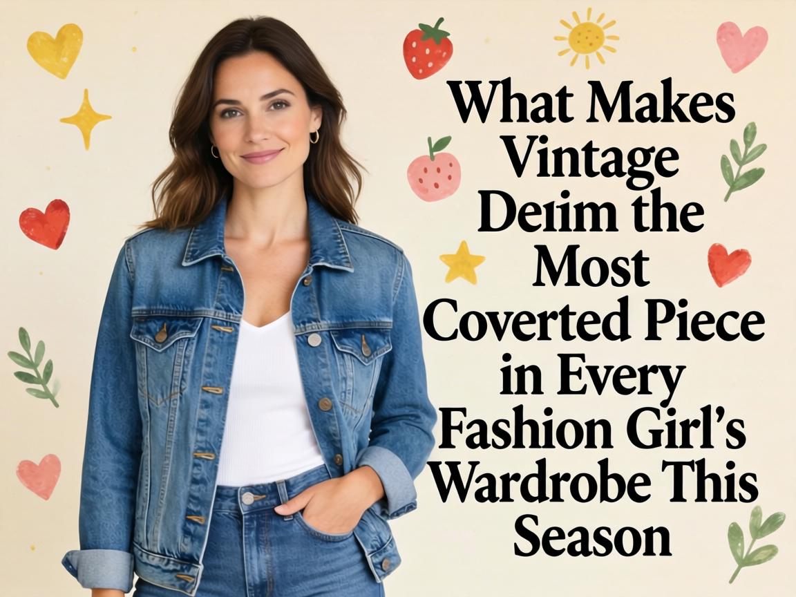 What Makes Vintage Denim the Most Coveted Piece in Every Fashion Girl's Wardrobe This Season