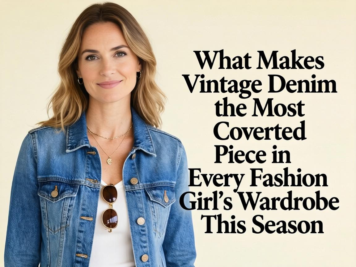 What Makes Vintage Denim the Most Coveted Piece in Every Fashion Girl's Wardrobe This Season