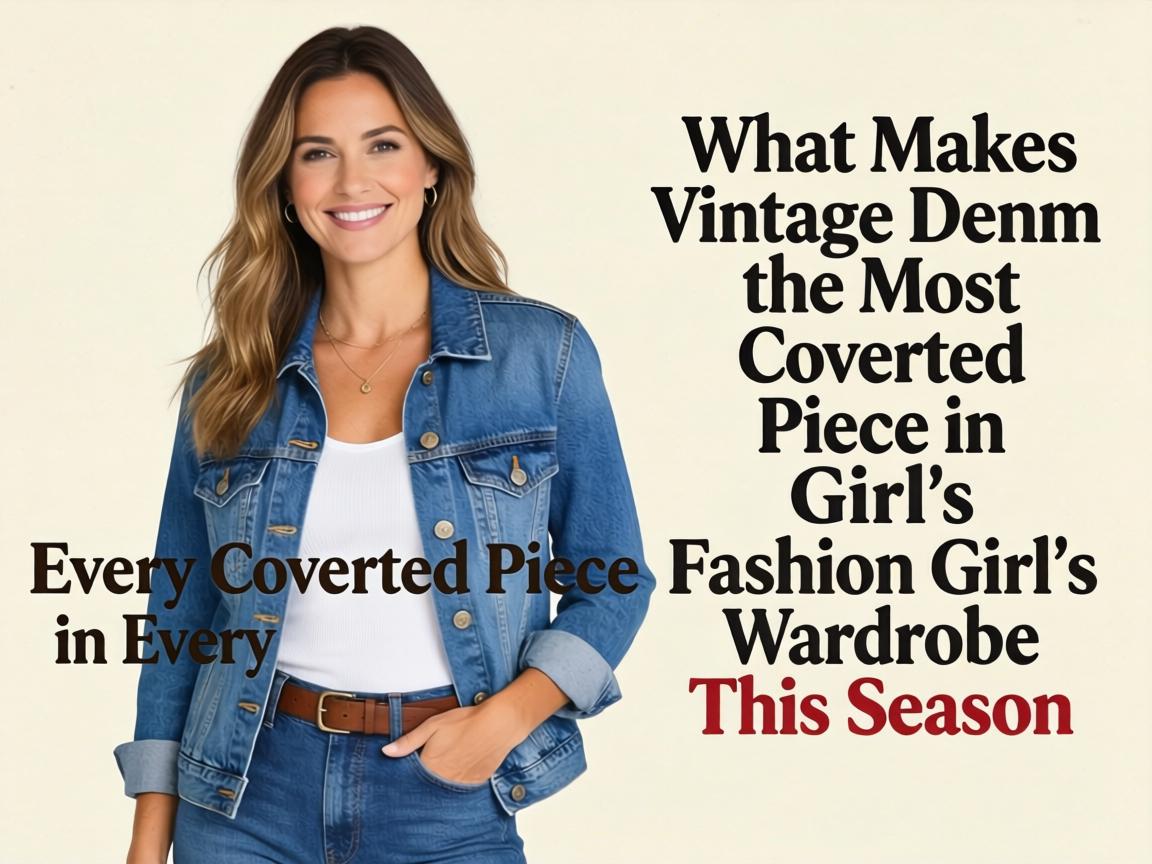 What Makes Vintage Denim the Most Coveted Piece in Every Fashion Girl's Wardrobe This Season