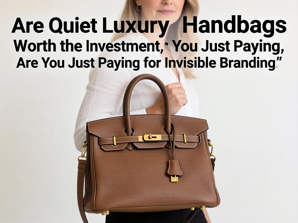 Are Quiet Luxury Handbags Worth the Investment, or Are You Just Paying for Invisible Branding