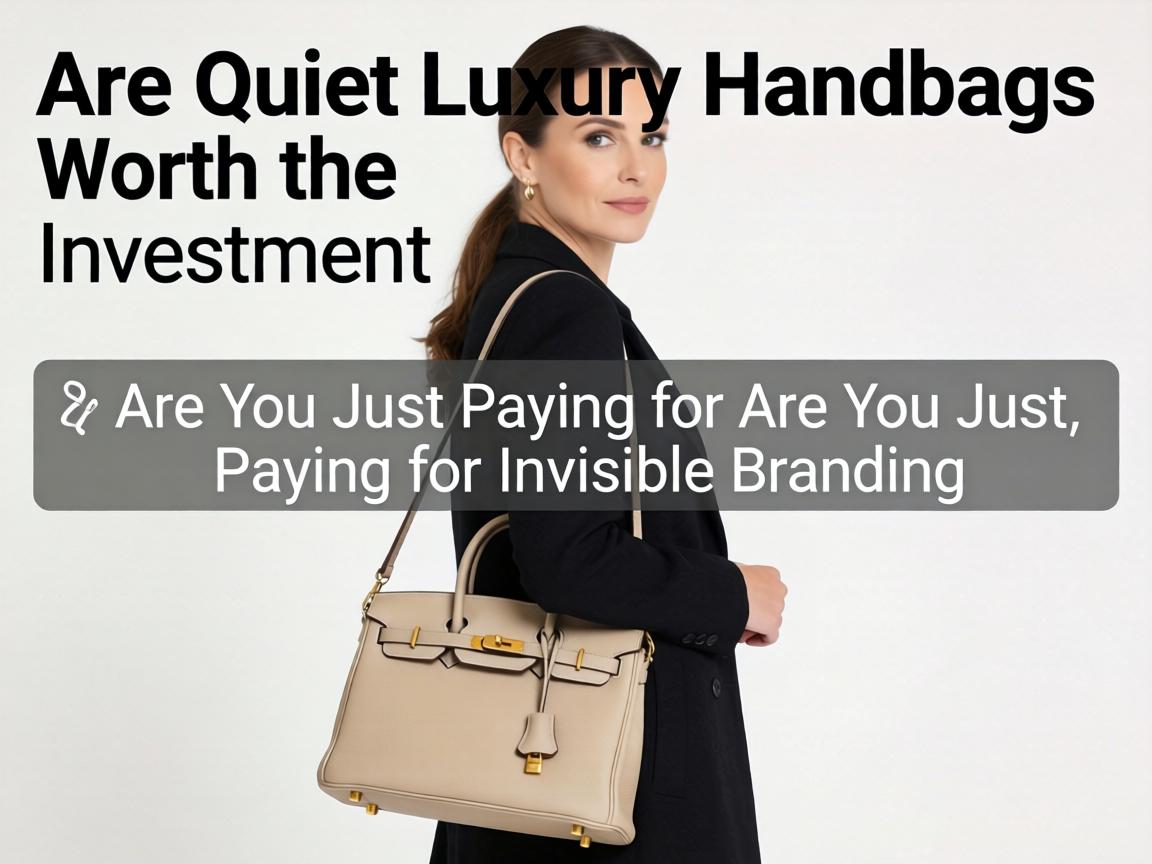 Are Quiet Luxury Handbags Worth the Investment, or Are You Just Paying for Invisible Branding