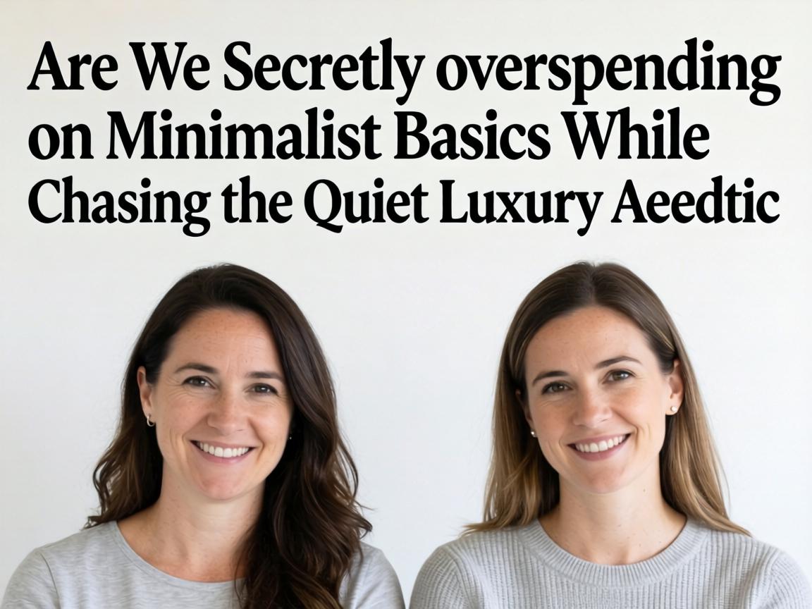 Are We Secretly Overspending on Minimalist Basics While Chasing the Quiet Luxury Aesthetic