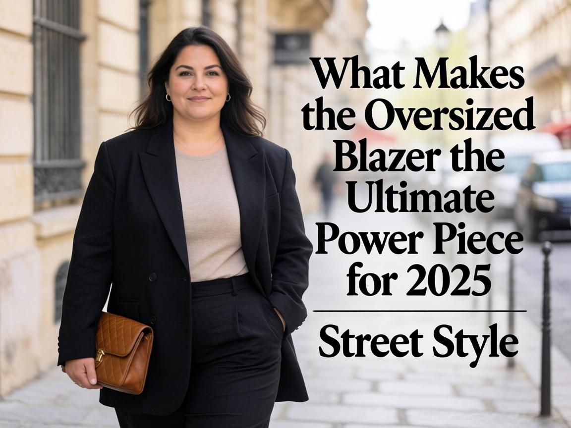 What Makes the Oversized Blazer the Ultimate Power Piece for 2025 Street Style