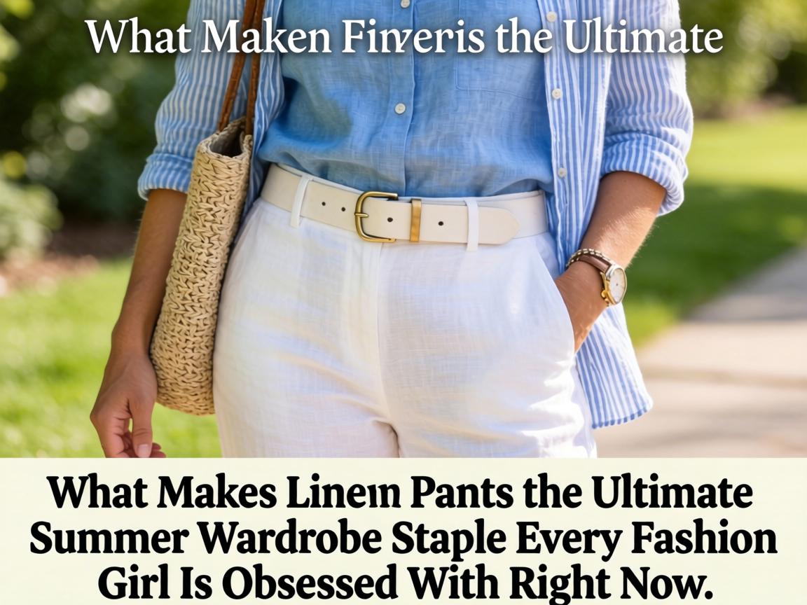 What Makes Linen Pants the Ultimate Summer Wardrobe Staple Every Fashion Girl Is Obsessed With Right Now
