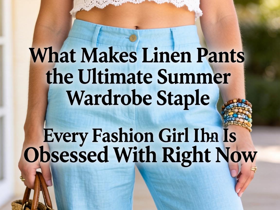 What Makes Linen Pants the Ultimate Summer Wardrobe Staple Every Fashion Girl Is Obsessed With Right Now