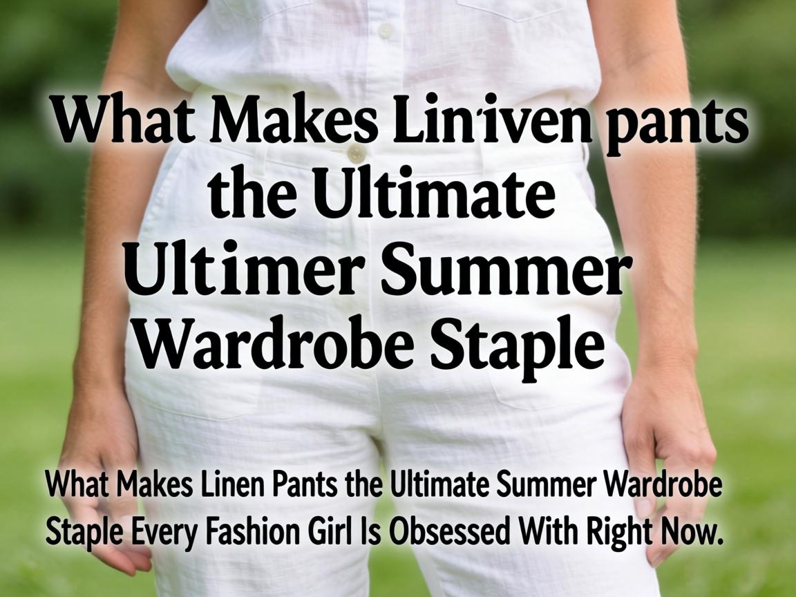 What Makes Linen Pants the Ultimate Summer Wardrobe Staple Every Fashion Girl Is Obsessed With Right Now