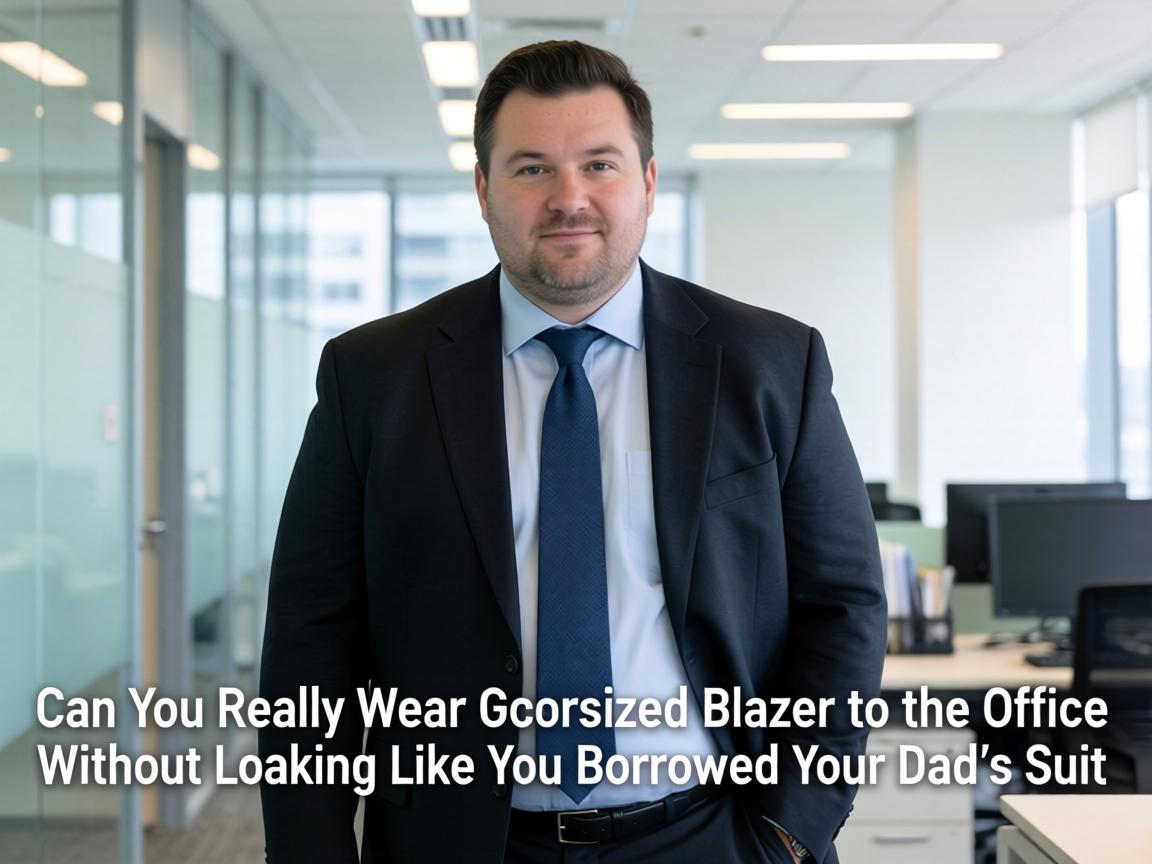 Can You Really Wear Oversized Blazers to the Office Without Looking Like You Borrowed Your Dad's Suit