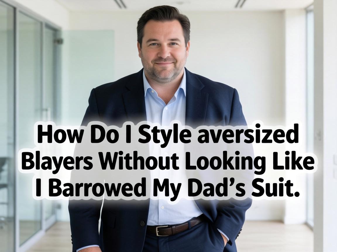 How Do I Style Oversized Blazers Without Looking Like I Borrowed My Dad's Suit