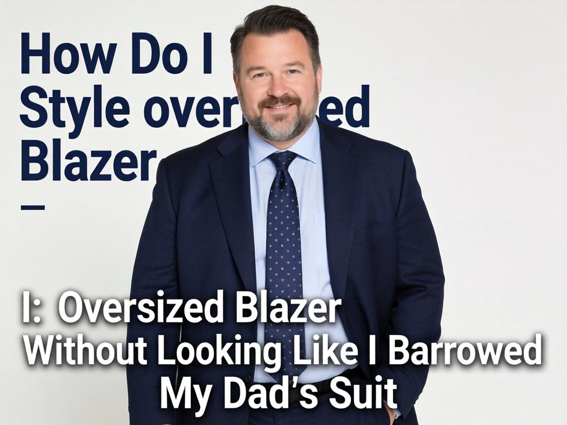 How Do I Style Oversized Blazers Without Looking Like I Borrowed My Dad's Suit