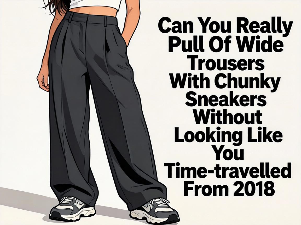 Can You Really Pull Off Wide-Leg Trousers With Chunky Sneakers Without Looking Like You Time-Traveled From 2018