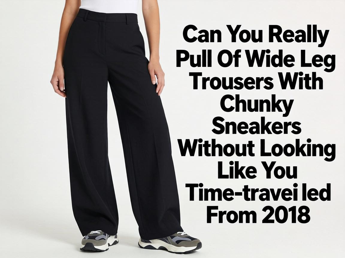 Can You Really Pull Off Wide-Leg Trousers With Chunky Sneakers Without Looking Like You Time-Traveled From 2018