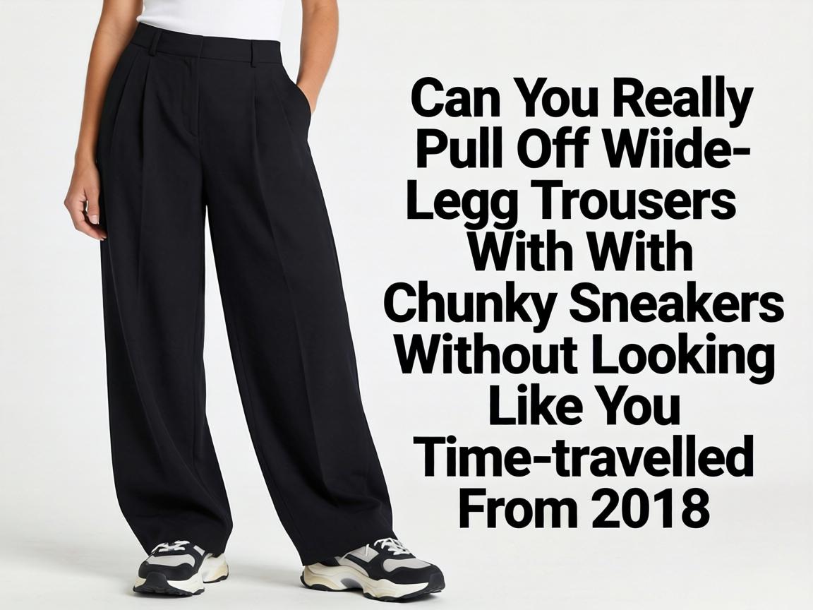 Can You Really Pull Off Wide-Leg Trousers With Chunky Sneakers Without Looking Like You Time-Traveled From 2018