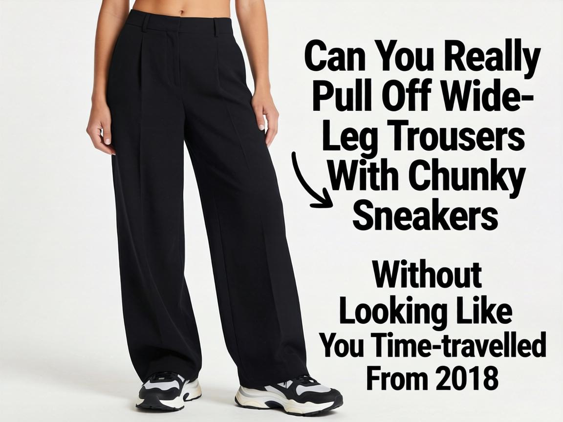 Can You Really Pull Off Wide-Leg Trousers With Chunky Sneakers Without Looking Like You Time-Traveled From 2018