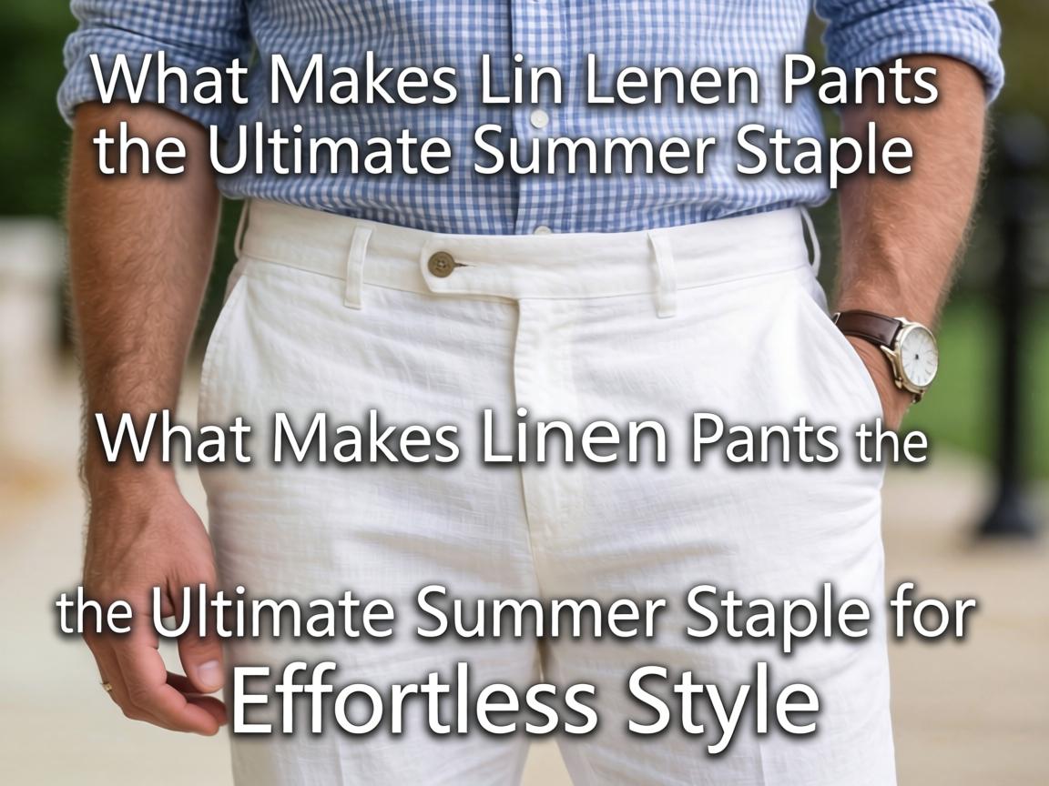 What Makes Linen Pants the Ultimate Summer Staple for Effortless Style