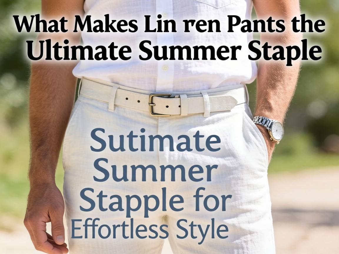 What Makes Linen Pants the Ultimate Summer Staple for Effortless Style