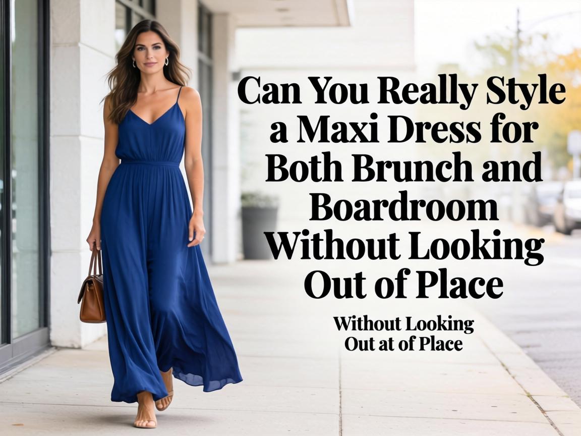 Can You Really Style a Maxi Dress for Both Brunch and Boardroom Without Looking Out of Place