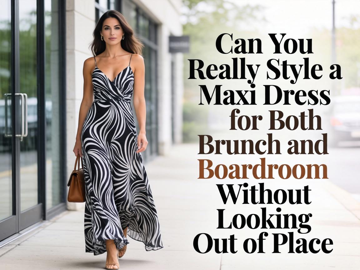 Can You Really Style a Maxi Dress for Both Brunch and Boardroom Without Looking Out of Place
