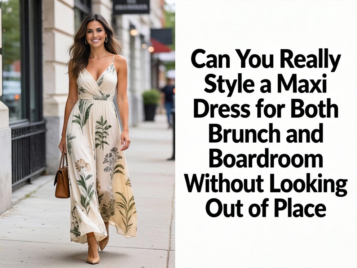 Can You Really Style a Maxi Dress for Both Brunch and Boardroom Without Looking Out of Place