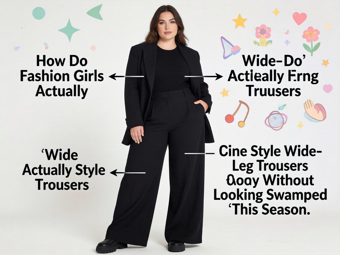 How Do Fashion Girls Actually Style Wide-Leg Trousers Without Looking Swamped This Season
