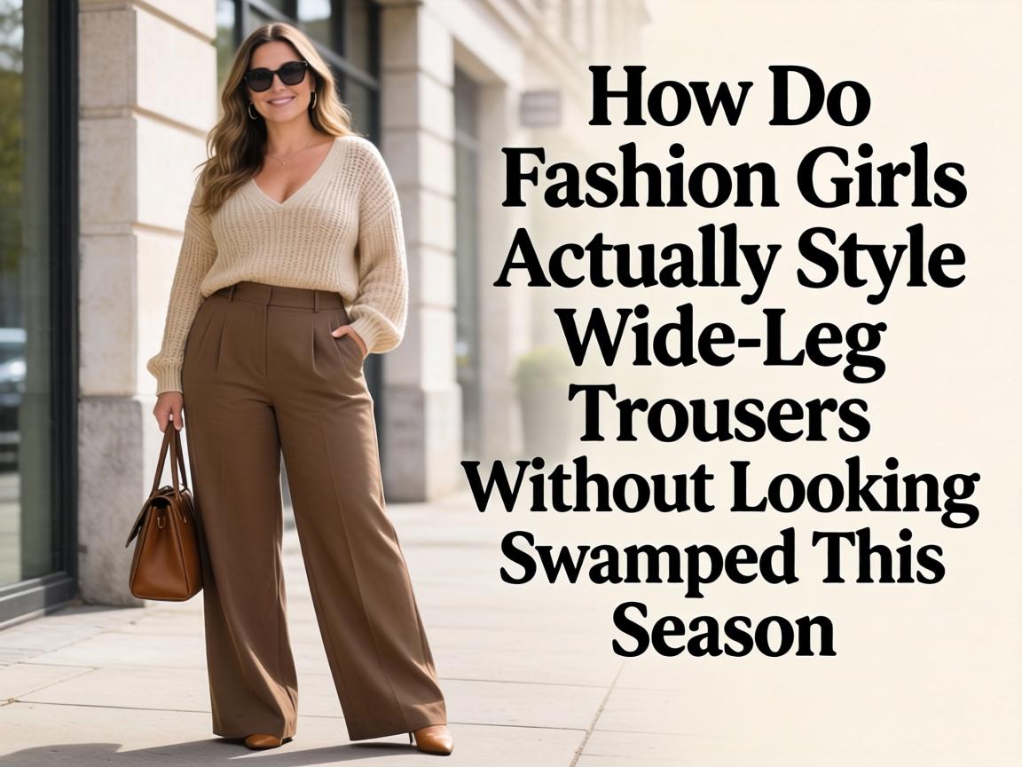 How Do Fashion Girls Actually Style Wide-Leg Trousers Without Looking Swamped This Season