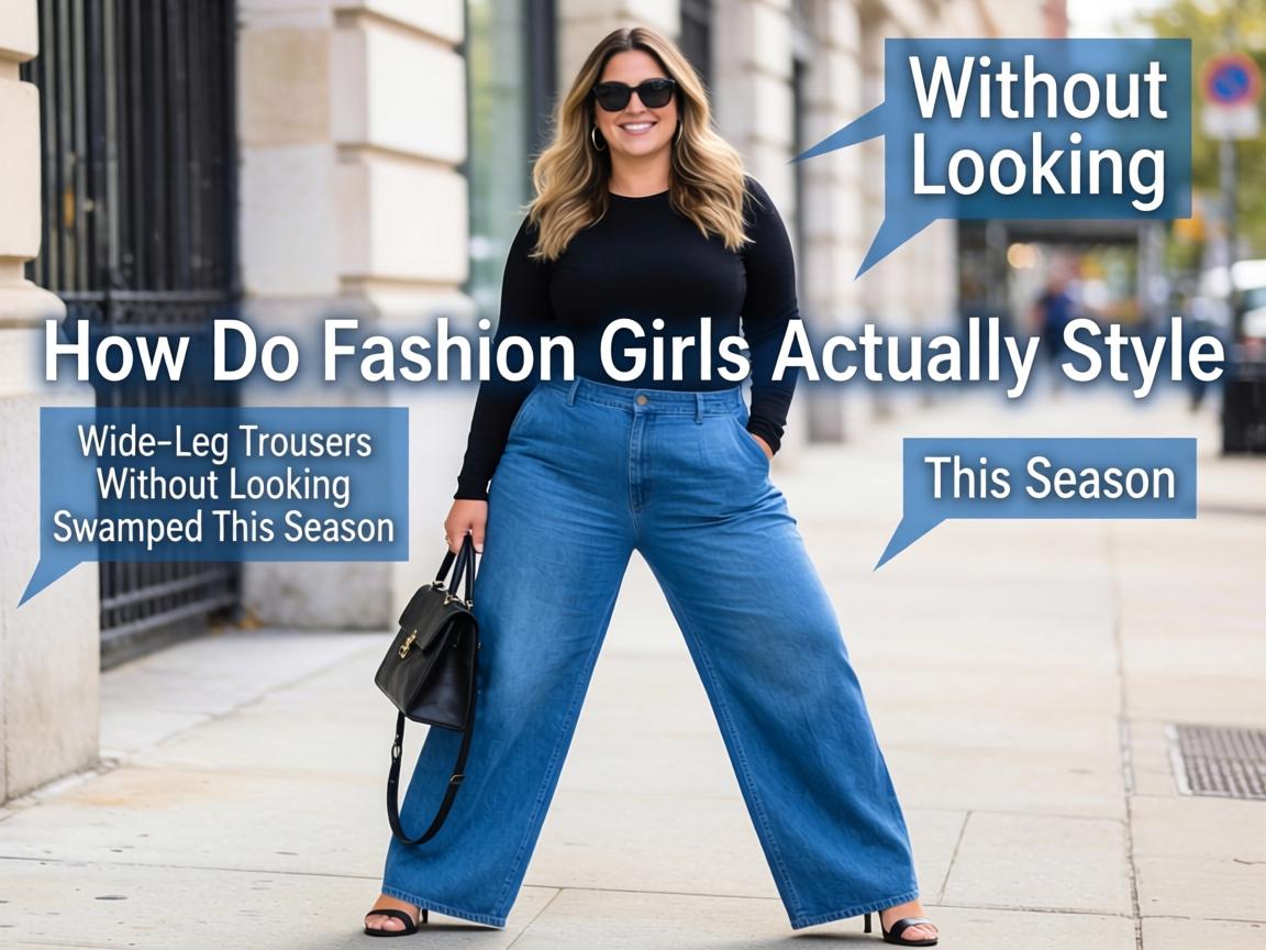 How Do Fashion Girls Actually Style Wide-Leg Trousers Without Looking Swamped This Season